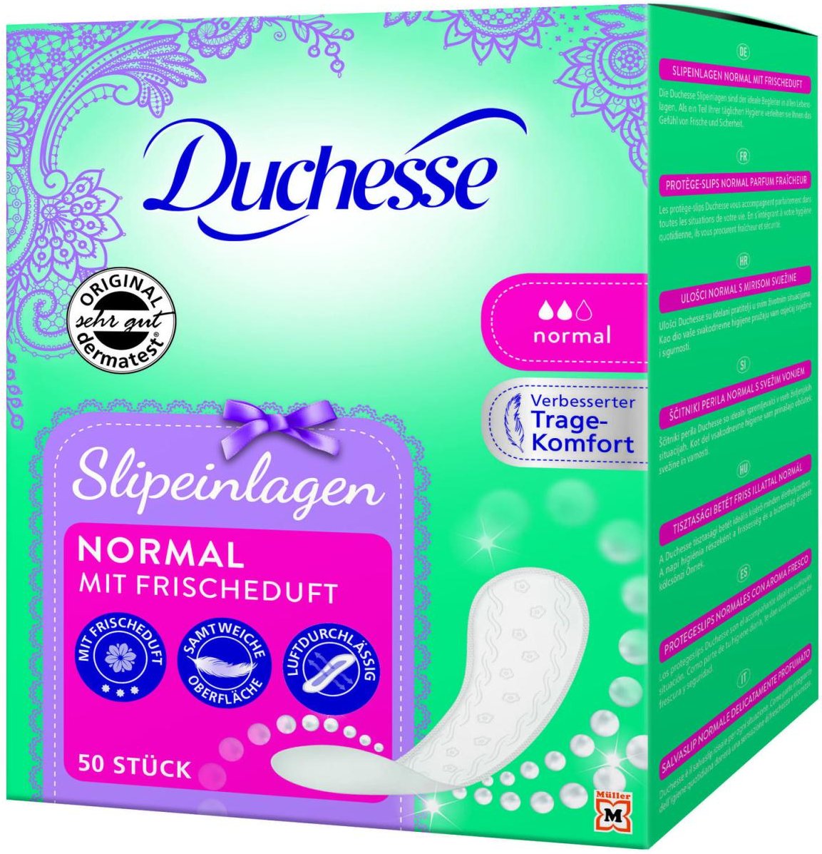 Duchesse Slipeinlagen Normal mit Duft, 50 St.