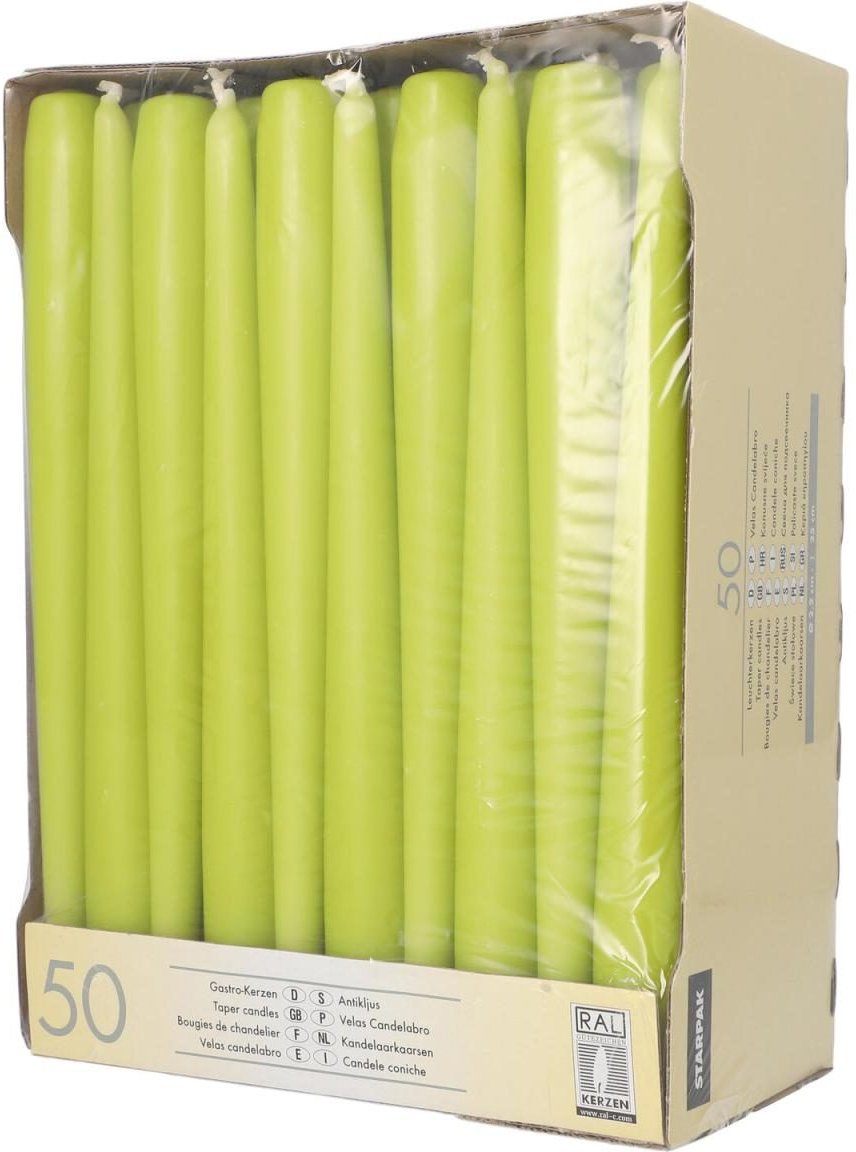 Thumbnail - PAPSTAR Kerzen 25 cm limonengrün