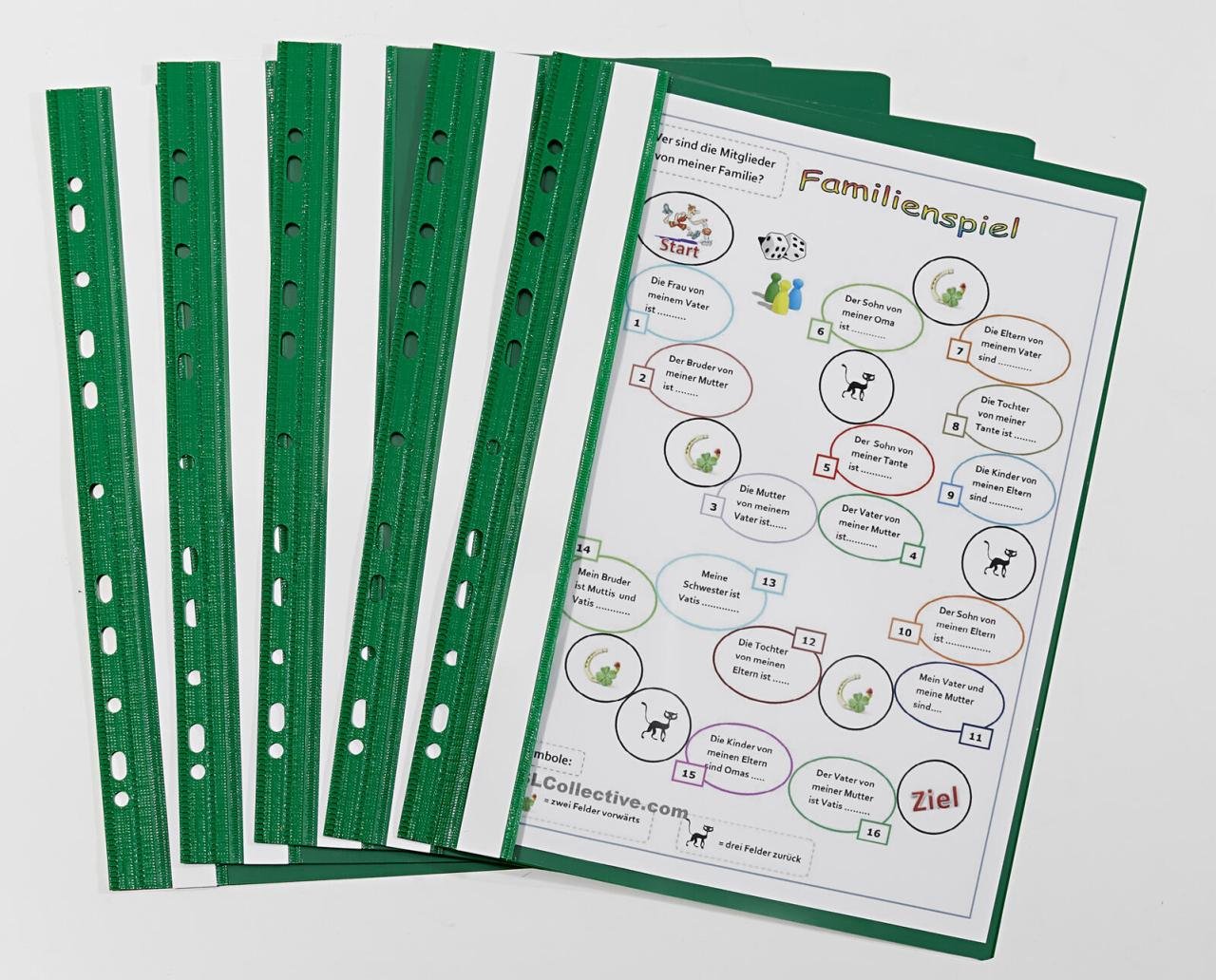 Lands Schnellhefter DIN A4 PVC grün