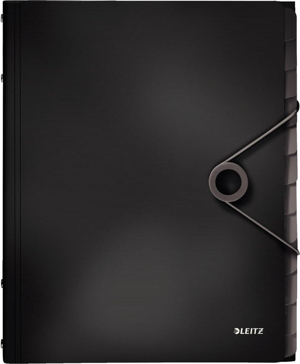 LEITZ Ordnungsmappe DIN A4 12-Fach  schwarz