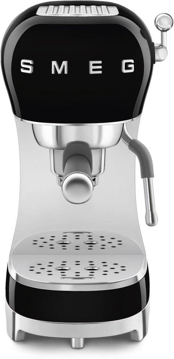 SMEG Espresso-Kaffeemaschine 50's Style ECF02BLEU, schwarz