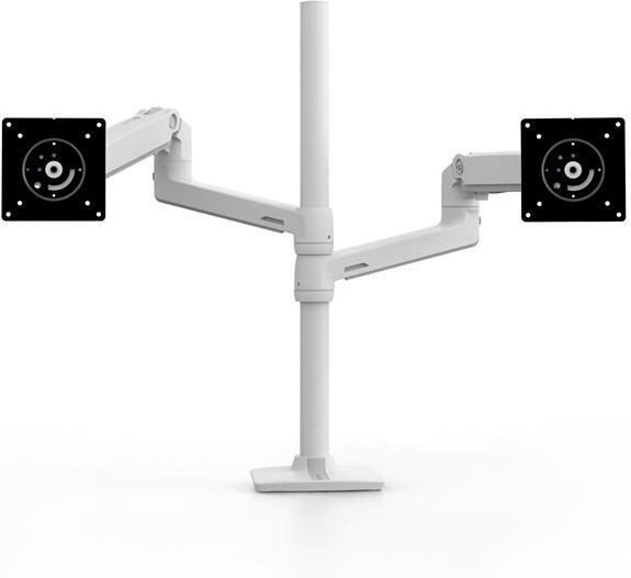 Thumbnail - Ergotron LX Dual Monitorarm Tischhalterung für zwei Monitore bis 101,6 cm 40 Zoll weiß/grau