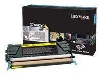 Lexmark Original Toner Standard Variante - X748 gelb 10000 Seiten (X748H2YG)