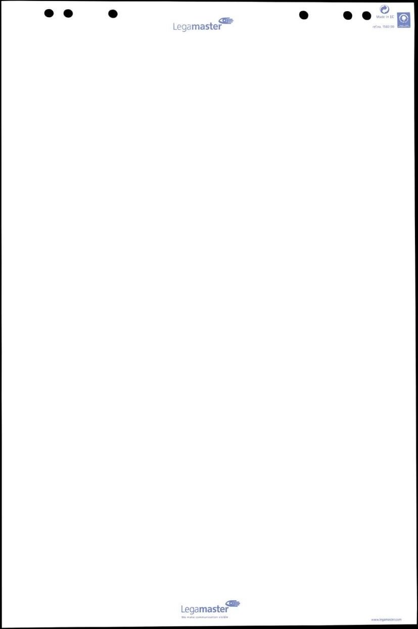 Legamaster Flipchart-Papier 80 g/m²