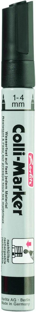 herlitz Permanentmarker 1.0 - 4.0 mm Schwarz