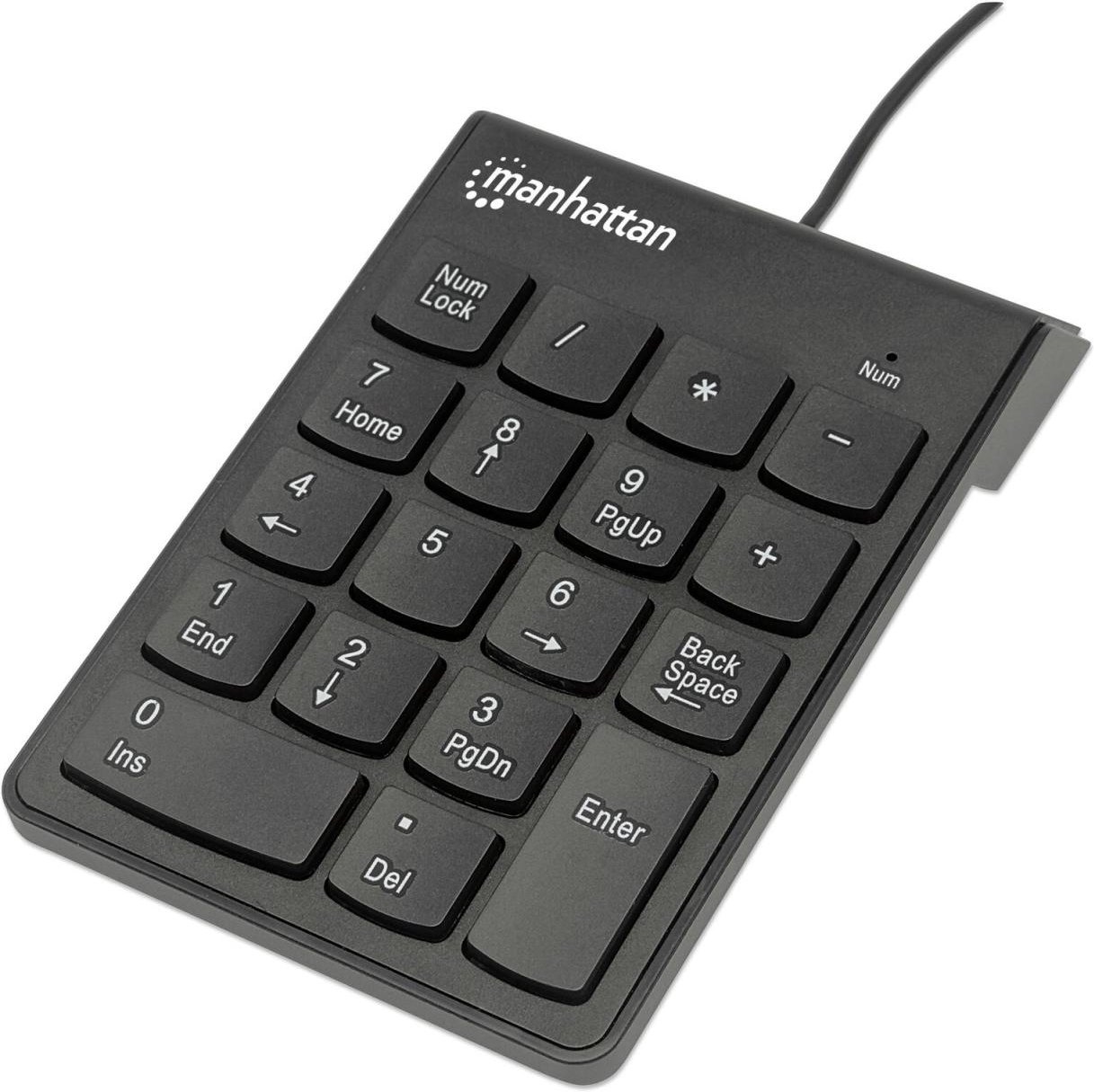 Manhattan kabelgebundene Numerische Tastatur - Schwarz