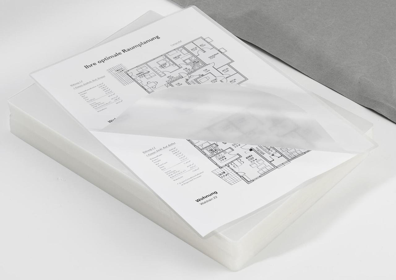 GBC Laminierfolien glänzend 75 mikron A4
