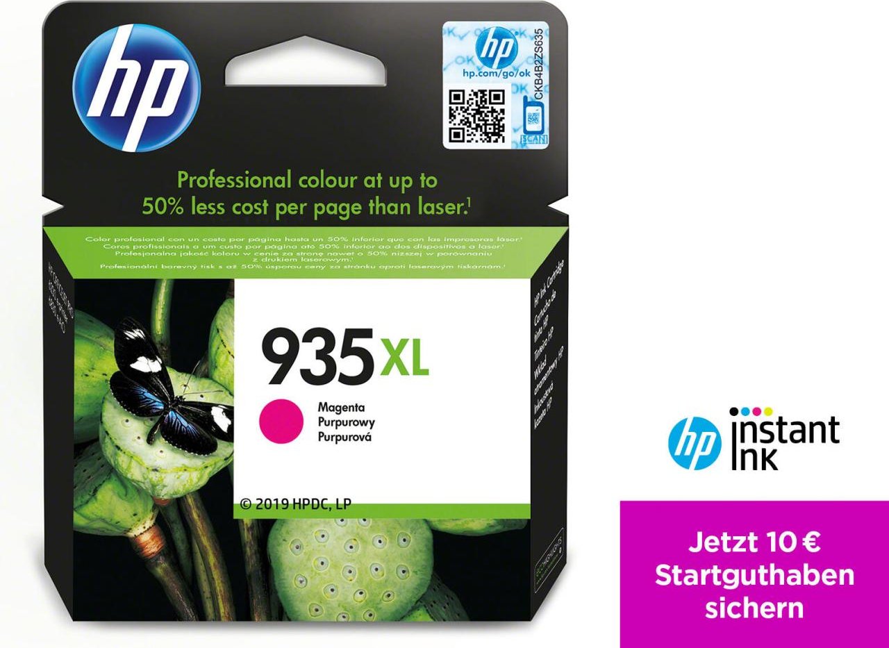 HP Original 935XL Druckerpatrone magenta 825 Seiten 9,5ml (C2P25AE)