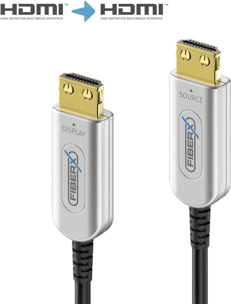 FiberX Serie - HDMI 4K Glasfaser Extender Kabel - 15m