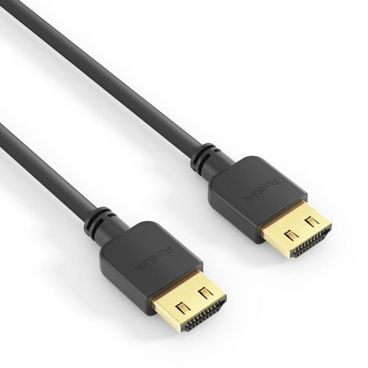 PureLink HDMI Kabel - PureInstall - Slim 2,00m - Schwarz