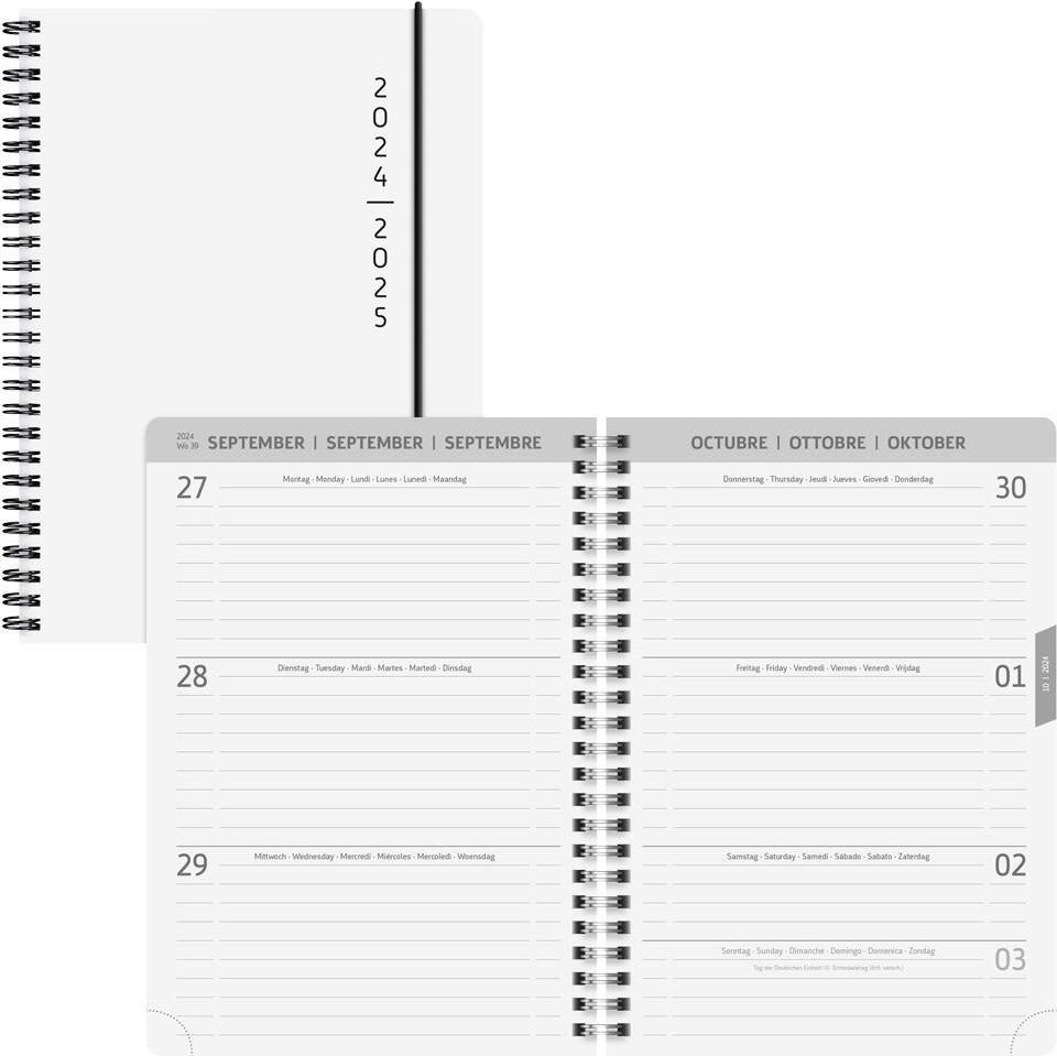 BRUNNEN Schülerkalender Plain White