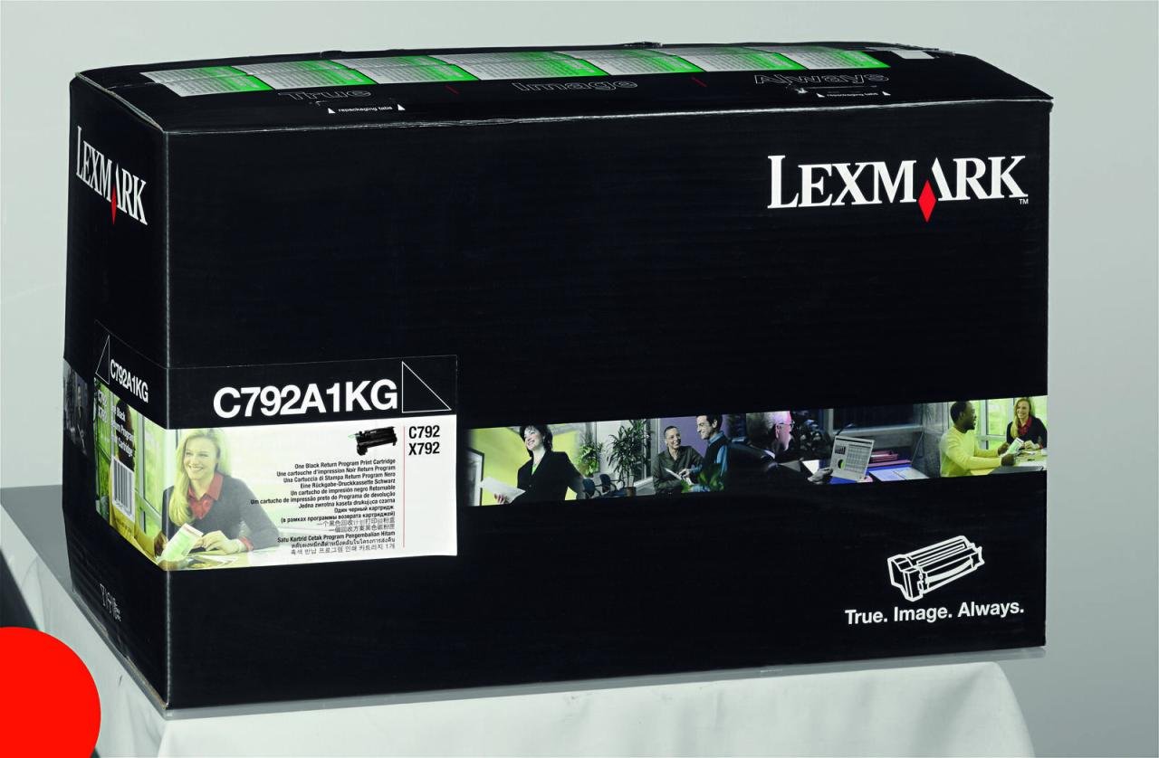 Lexmark Original Toner schwarz 6.000 Seiten (C792A1KG) für C792de/dte/dhe/e, X792de/dte/dtfe/dtme/dtpe/dtse