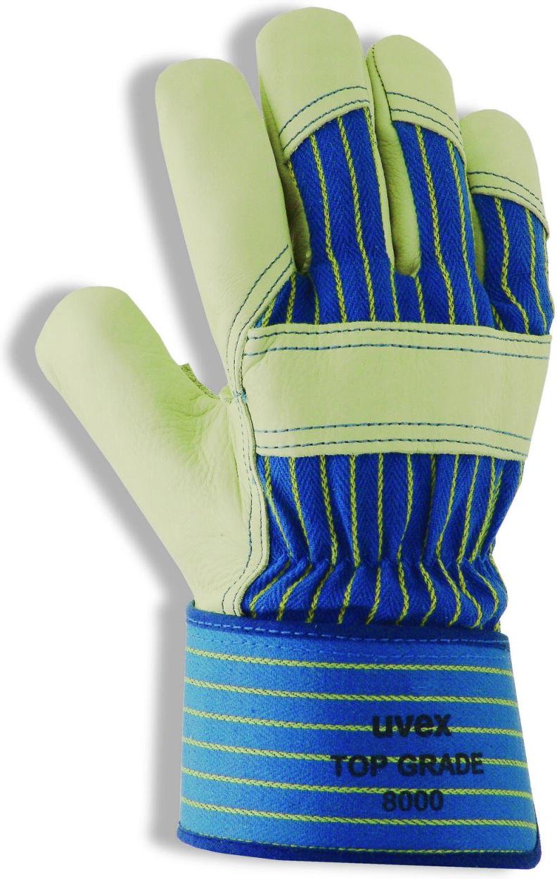 uvex Arbeitshandschuhe Top Grade 8000 10 beige, blau