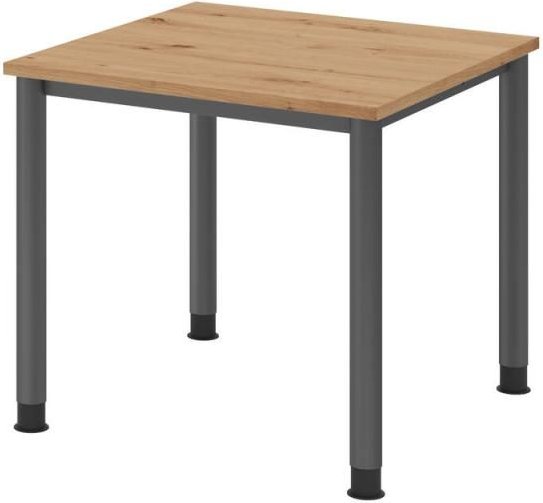 HAMMERBACHER höhenverstellbarer Schreibtisch VHS08/R/G asteiche