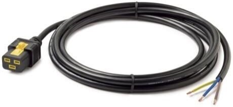 APC AP8759 Stromkabel mit Verriegelung, C19 auf Hardwire 3-Wire, 3,0 m