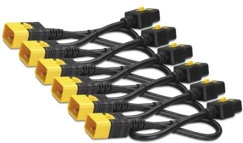 APC AP8714S Stromkabel-Set (6 Stück), mit Verriegelung, C19 auf C20, 1,2 m