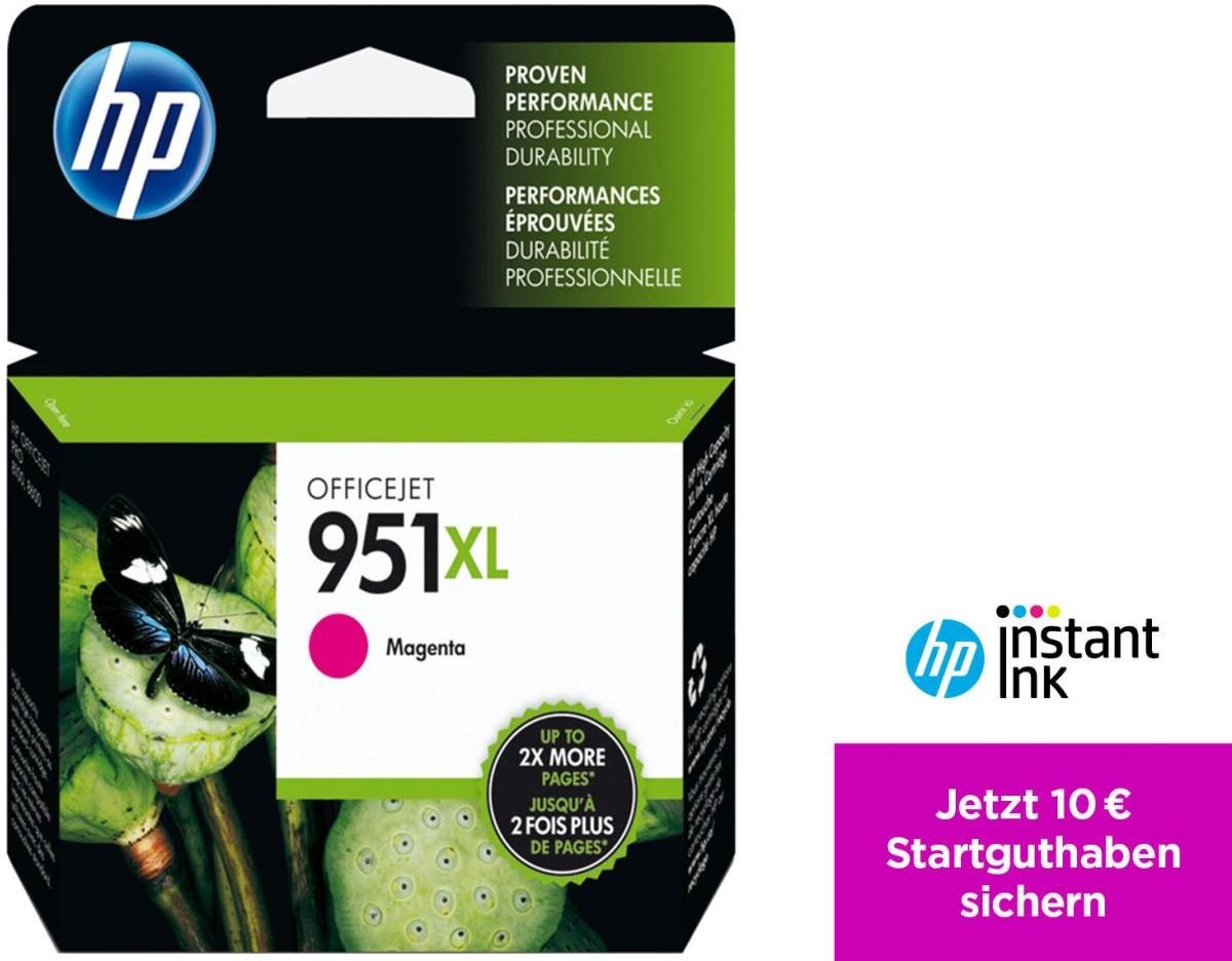 Thumbnail - Bis zu 45€ Cashback sichern HP Original 951XL Druckerpatrone - magenta (CN047AE)
