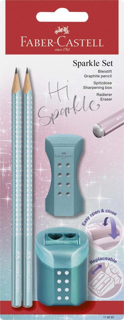 Thumbnail - FABER-CASTELL Bleistift-Set Grip Sparkle