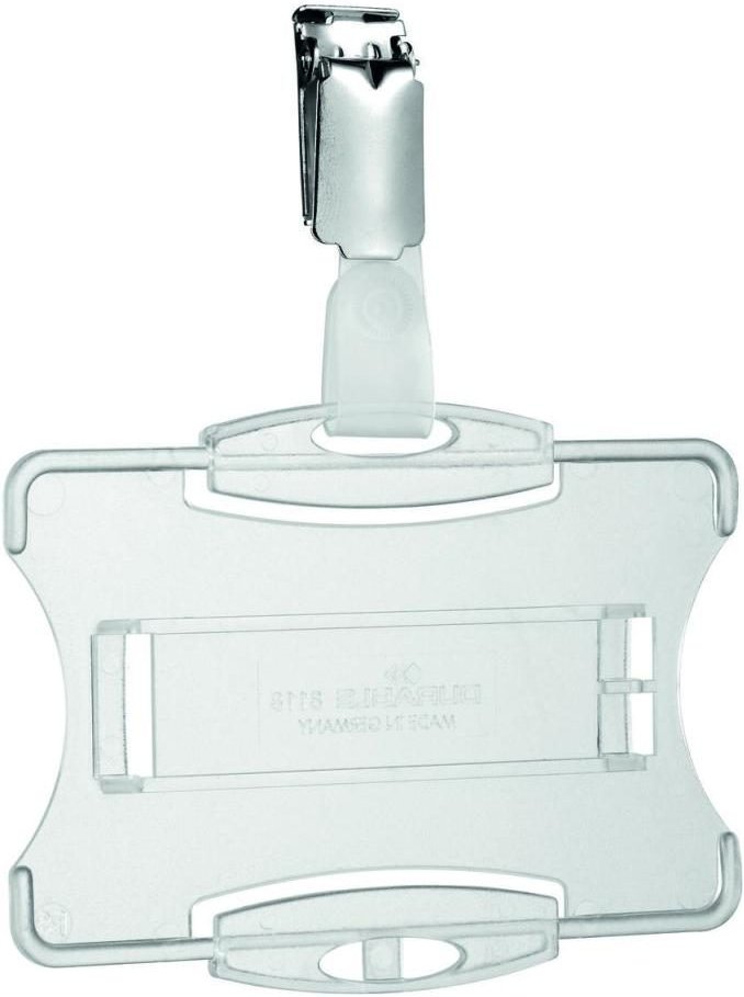 Thumbnail - DURABLE Namensschilder transparent 8.5 cm x 5.4 cm