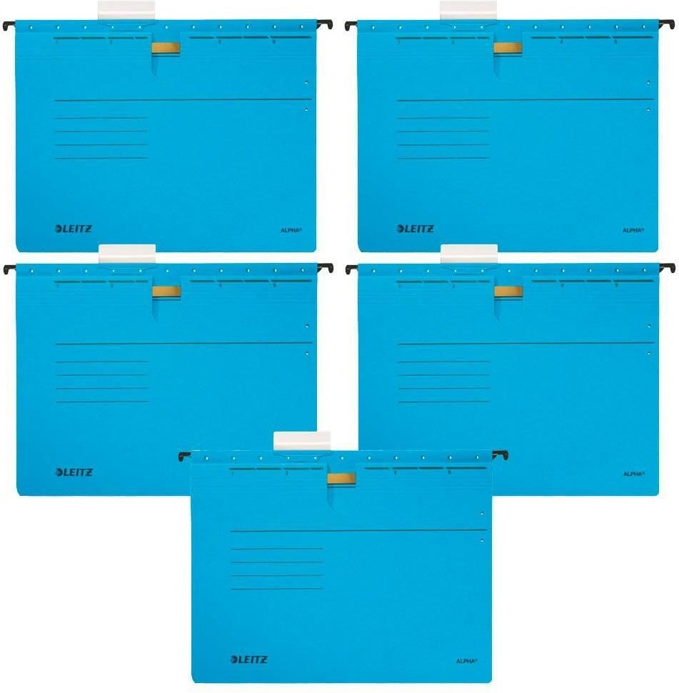 Thumbnail - LEITZ Hängehefter ALPHA blau - 5 Stück