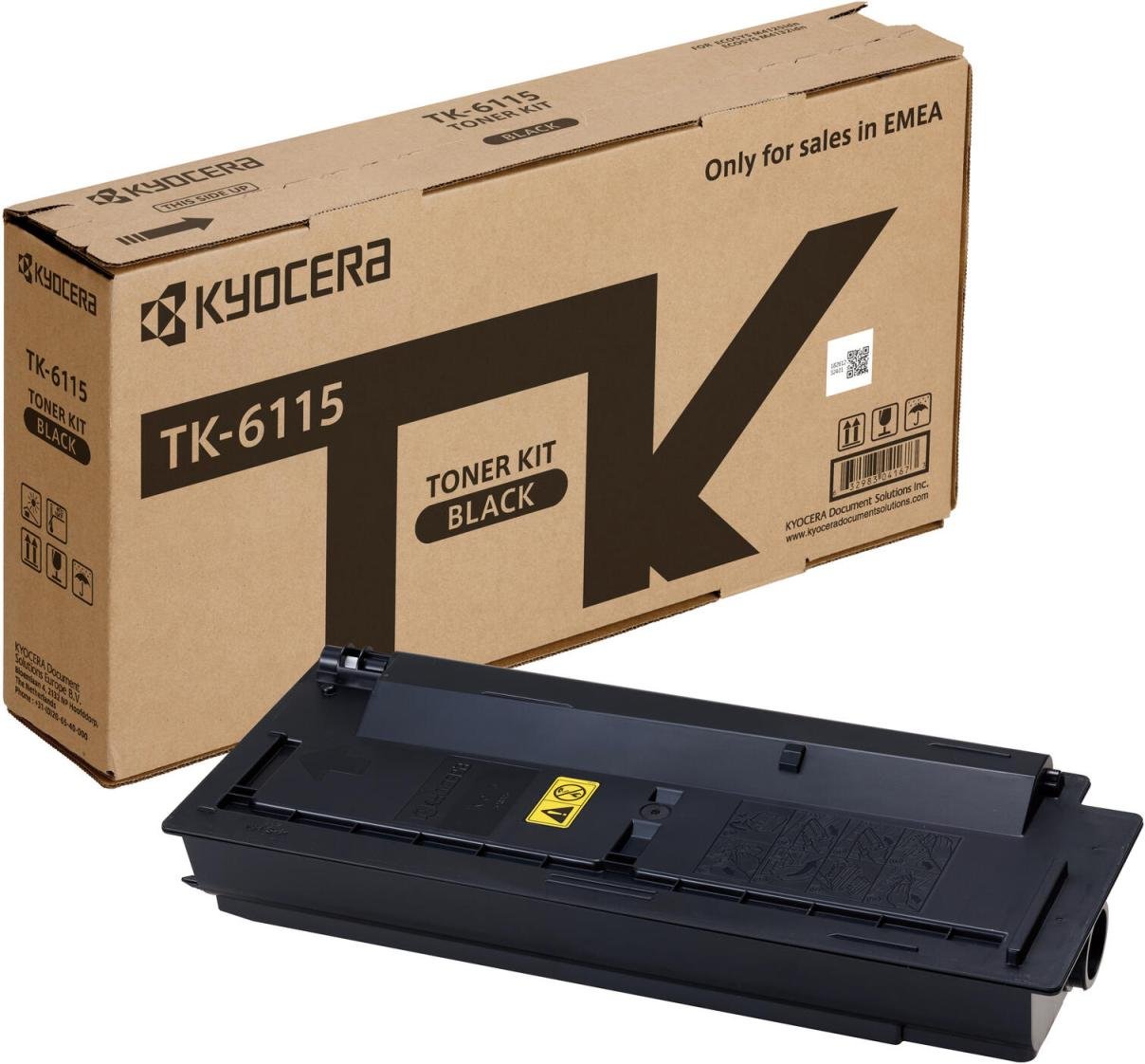 Kyocera Original TK-6115 Toner schwarz 15.000 Seiten (1T02P10NL0) für M4125idn, M4132idn