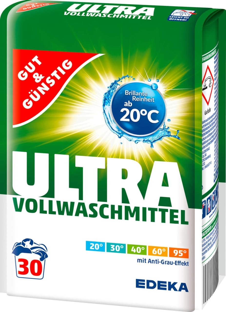 GUT&GÜNSTIG Waschmittel ULTRA 2,025 kg