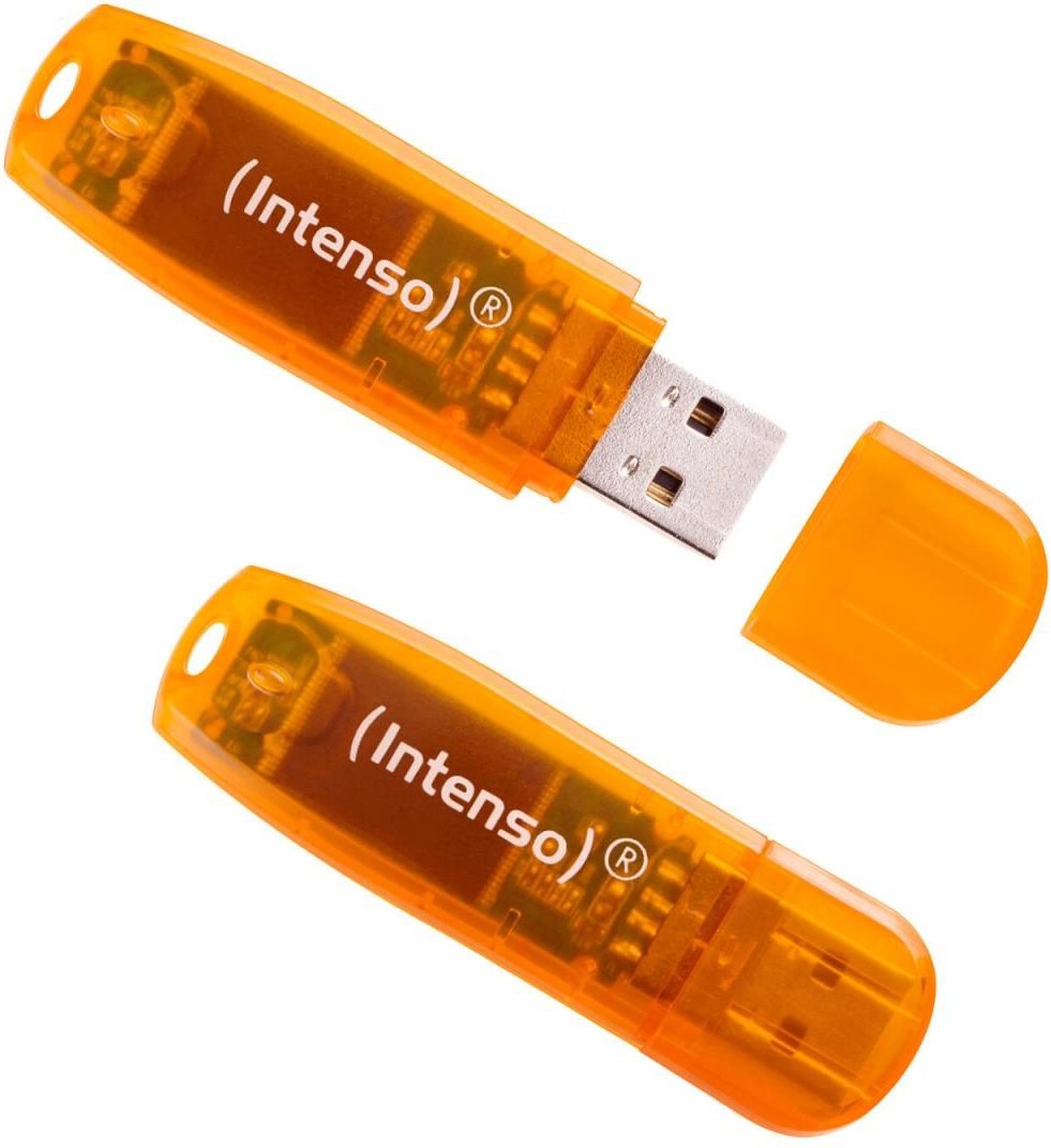 Intenso Rainbow Line 2x 64GB - orange