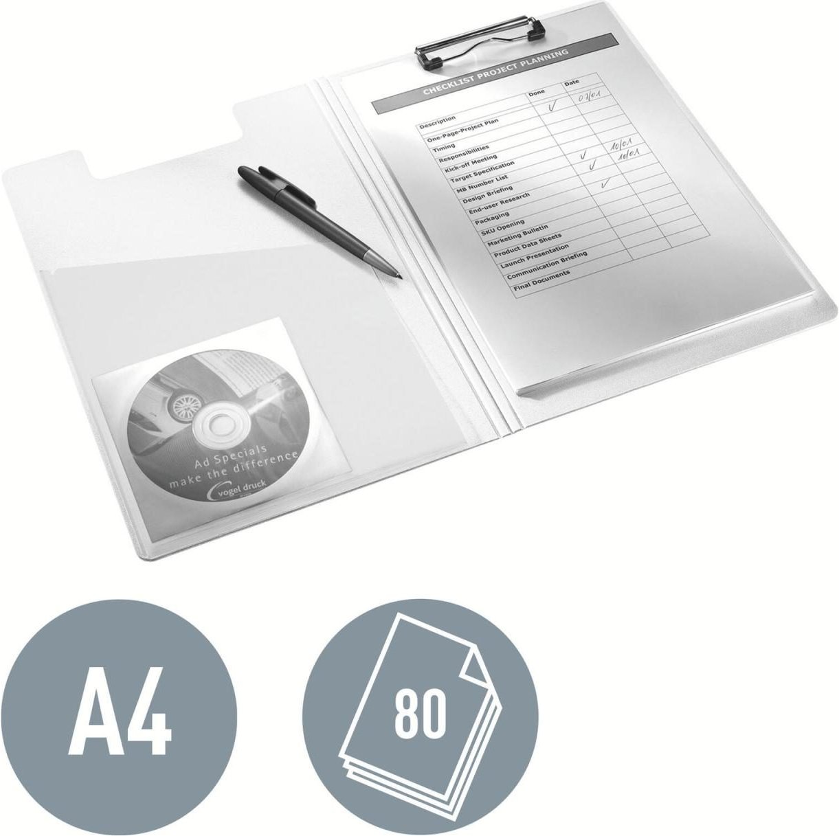 Thumbnail - LEITZ Klemmbrettmappe DIN A4 schwarz