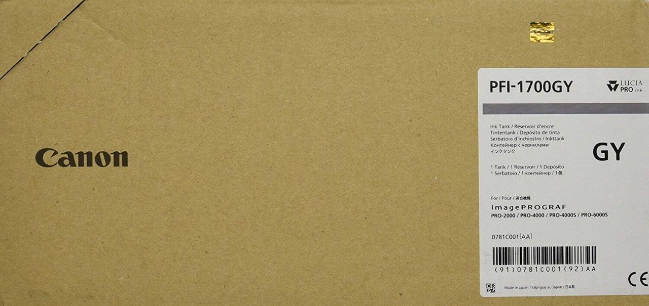 Canon Original PFI-1700GR Druckerpatrone - grau 700ml