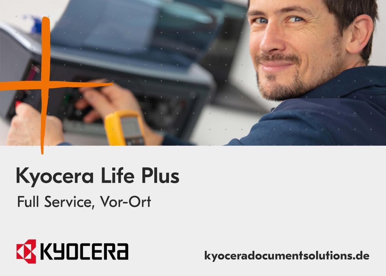 Kyocera Plus 3 Jahre Garantieerweiterung Gruppe 21