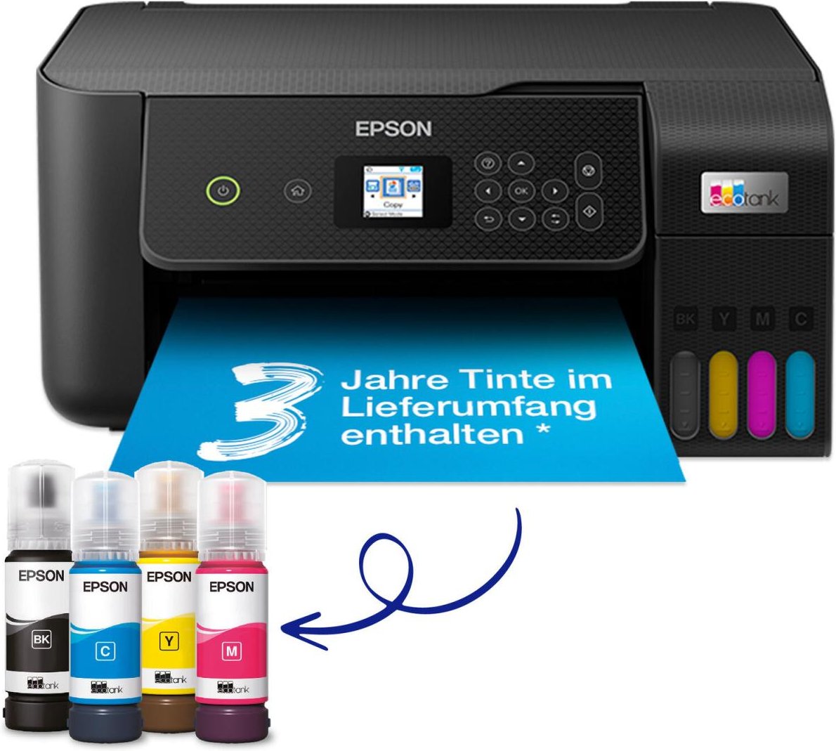 0 Epson EcoTank ET-2825/ET-2820 A4-Tintentank-Multifunktionsdrucker