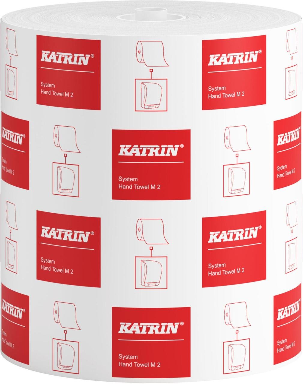 Thumbnail - KATRIN Handtuchrollen 2-lagig hochweiß