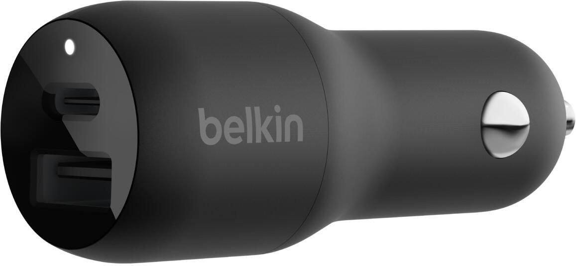 Belkin BoostCharge 37W Auto-Ladegerät mit USB-A und USB-C Anschluss