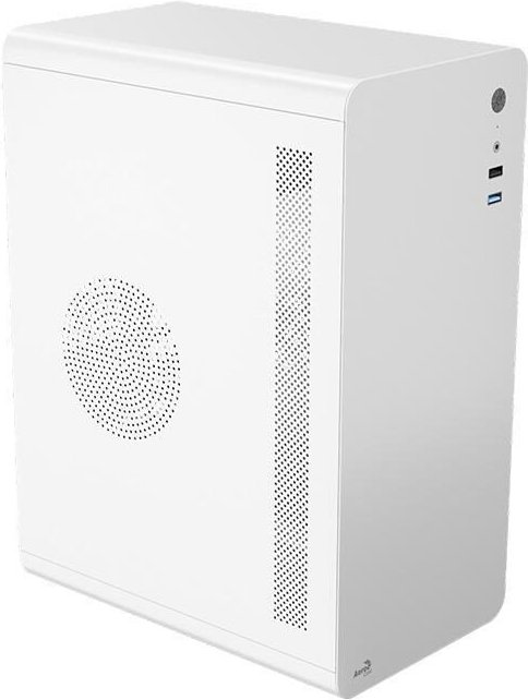 AeroCool PC Gehäuse CS-110-S-WT-v1 Mini-Tower Weiß