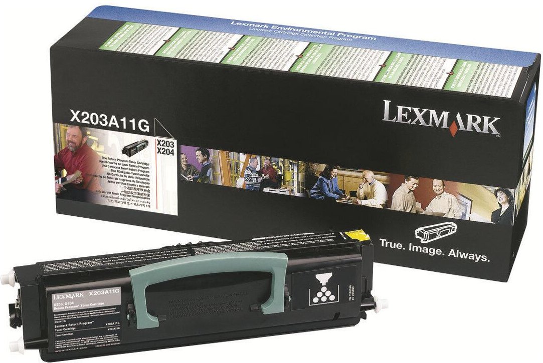 Lexmark Original Toner schwarz 2.500 Seiten (X203A11G) X203n, X204n