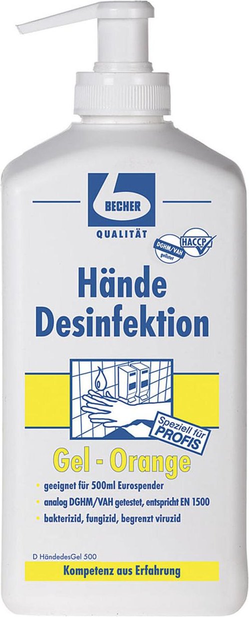 Thumbnail - Becher Händedesinfektionsgel 0,5 l
