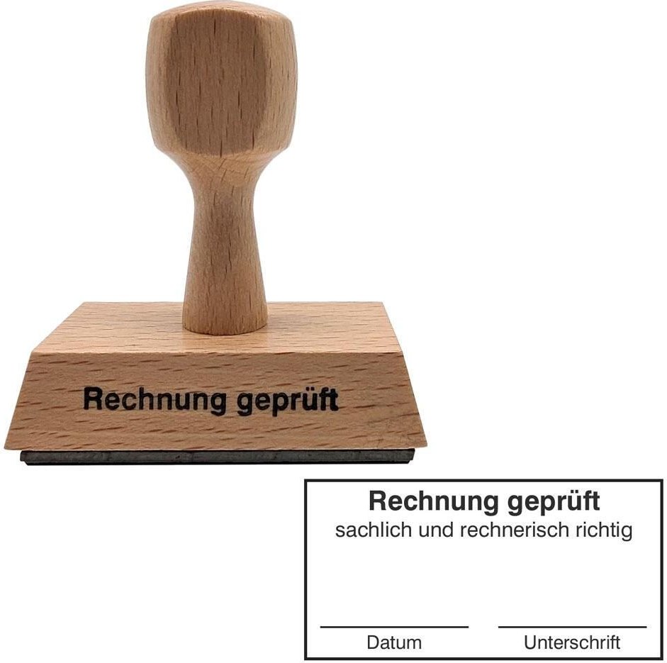Thumbnail - Textstempel "Rechnung geprüft"