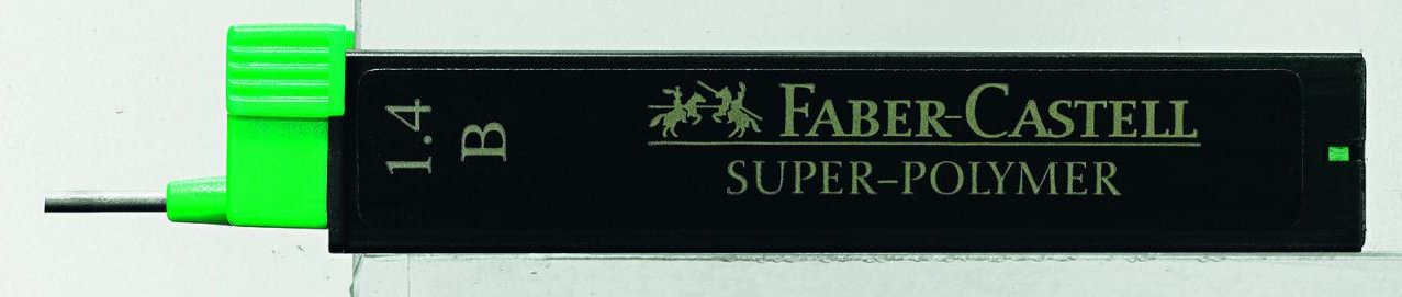 FABER-CASTELL SUPER-POLYMER Bleistiftminen 1.4 mm schwarz