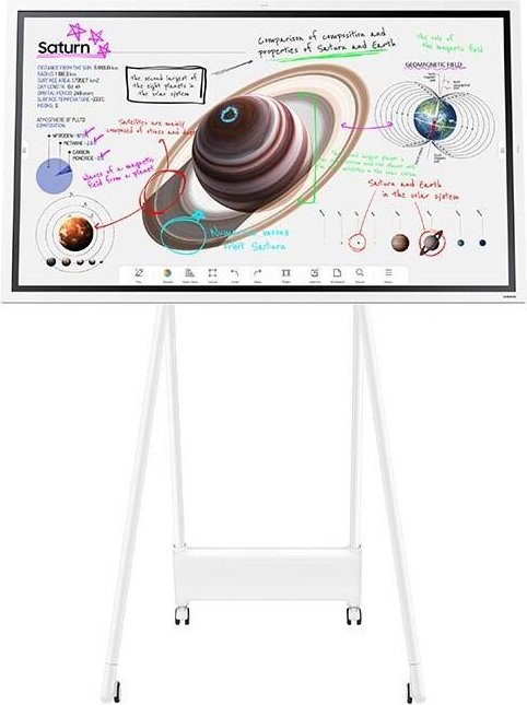 Thumbnail - Samsung Flip Pro WM55B Flipchart 138,7 cm 55 Zoll inklusive STN-WM55R Standfuß mit Rollen