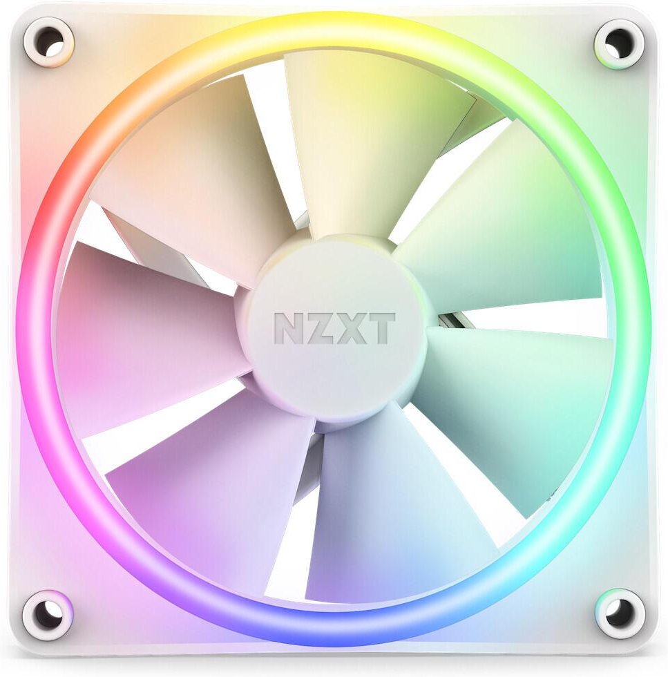 Thumbnail - NZXT F120 RGB DUO - Gehäuselüfter, Weiß (120mm, 20xLED)