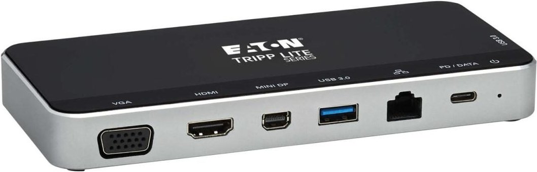 Thumbnail - Eaton Tripp Lite Series USB Docking Station Triple Display 4K HDMI mDP schwarz