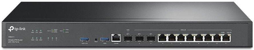 TP-Link Omada 10Gigabit VPN Router SFP+ rackmontierbar (ER8411)