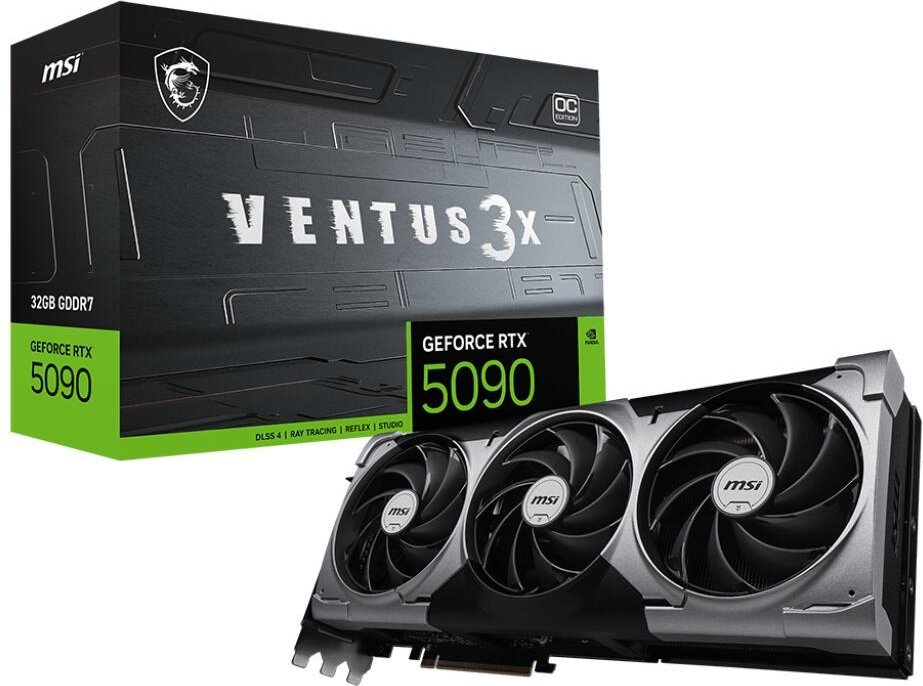Thumbnail - MSI GeForce RTX 5090 32G VENTUS 3X OC