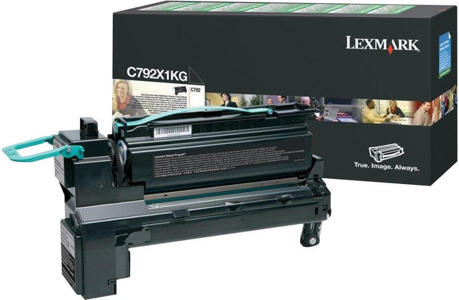 Lexmark Original Toner schwarz 20.000 Seiten (C792X1KG) für C792e/de/dte/dhe