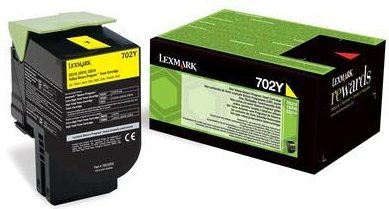 Lexmark Original 702Y Toner - gelb (70C20Y0) für CS310dn/n, CS410dn/dtn/n, CS510de/dte