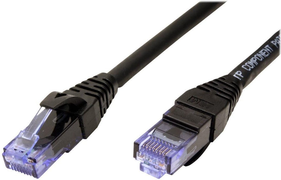 Roline Patch-Kabel RJ-45 (M) zu RJ-45 (M) 5 m UTP CAT 6a schwarz (21.15.2755)
