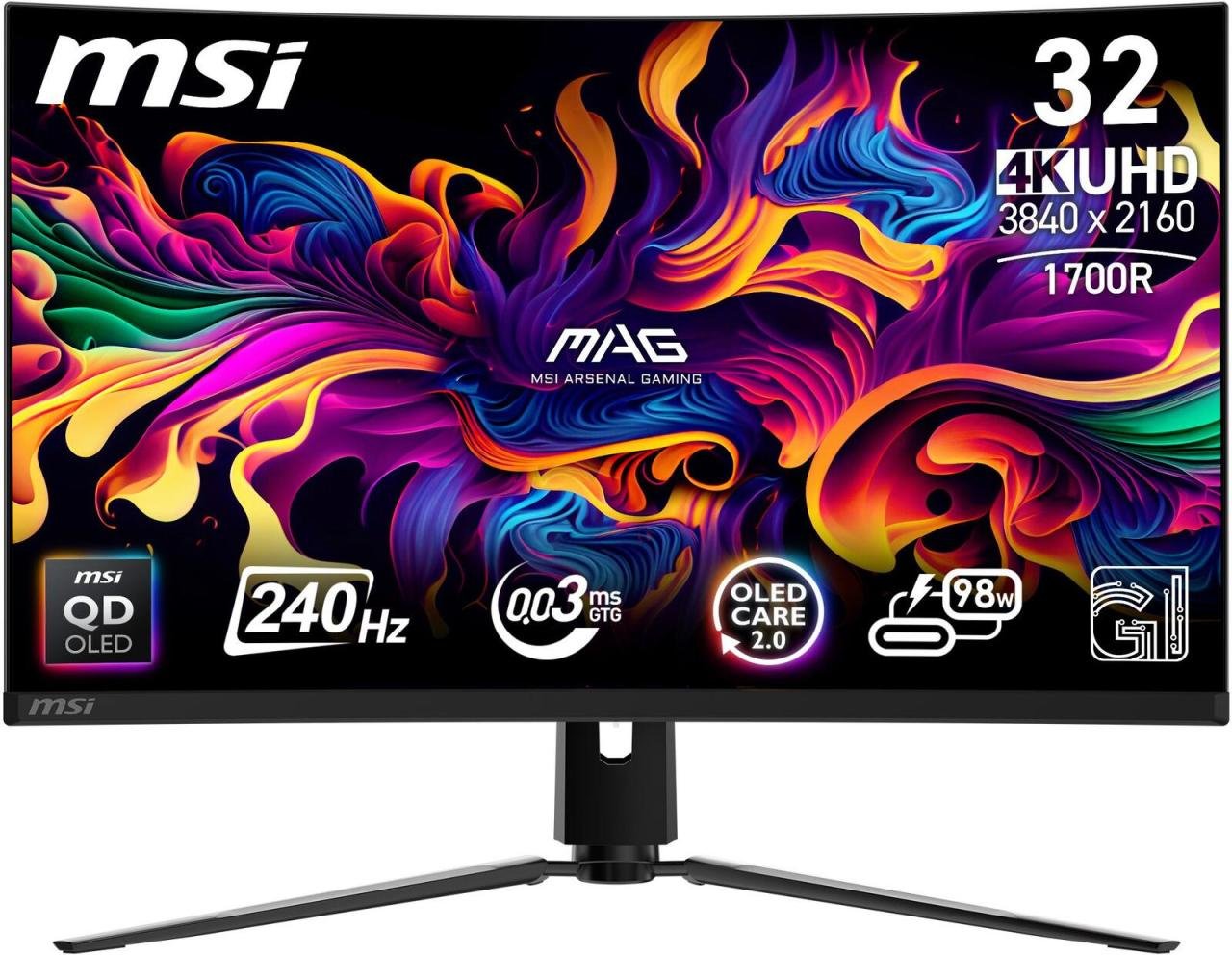 MSI MPG 321CURXDE Curved Gaming Monitor 80 cm (31,5")