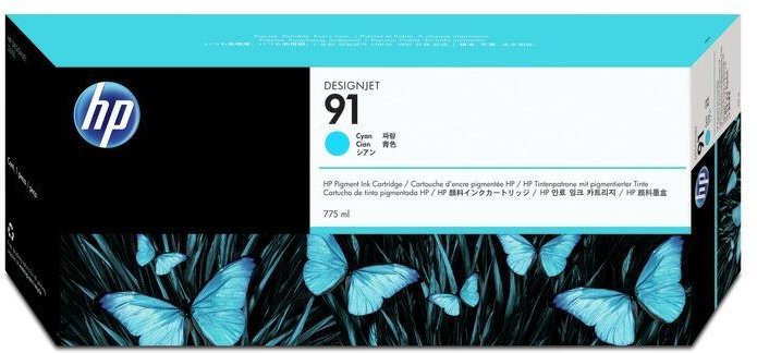 HP Original 91 Druckerpatrone cyan 775ml (C9467A)
