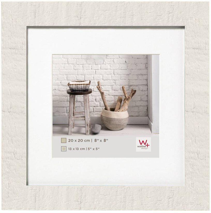 walther design Bilderrahmen Home 34,4 x 34,5 cm polarweiß