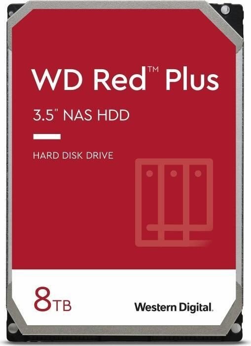 Thumbnail - WD Red® Plus NAS Festplatte - 8 TB, 128MB